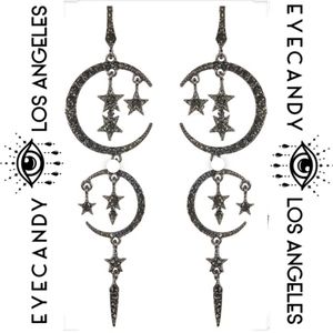 ⚘️Eye Candy Moon & Stars Earrings